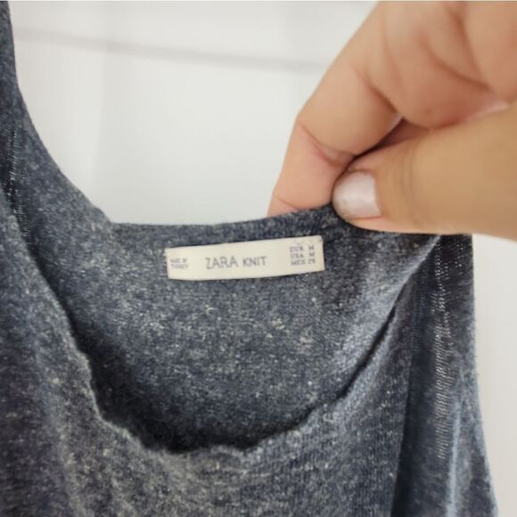 Zara knit slouchy jumpsuit - Picture 8 of 9